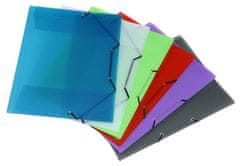 VIQUEL Desky s gumičkou "Propyglass", mix barev, PP, 15 mm, A3