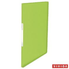 Esselte Katalogová kniha "Vivida", měkká, zelená, A4, 20 kapes 623994