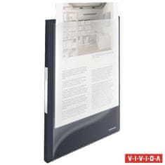 Esselte Katalogová kniha s přední kapsou "Vivida", černá, A4, 40 kapes 624012