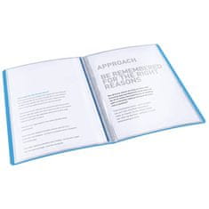 Esselte Katalogová kniha "Vivida", měkká, modrá, A4, 20 kapes 623990