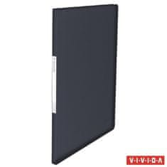 Esselte Katalogová kniha "Vivida", měkká, černá, A4, 20 kapes 623992