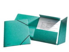 Esselte Prešpánové desky na spisy, "Rainbow", zelená, A4, 15 mm, prešpánový karton 26596