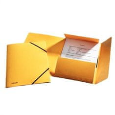 Esselte Prešpánové desky na spisy, "Rainbow", žlutá, A4, 15 mm, prešpánový karton 26591