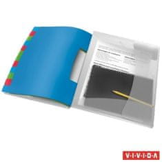 Esselte Třídicí desky Esselte "Vivida", transparentní, A4, 12 částí, plast 624030
