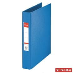 Esselte Kroužkový pořadač "Standard", Vivida modrá, 2 kroužky, 42 mm, A5, PP 47685