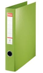 Esselte Kroužkový pořadač "Jumbo", Vivida zelená, 4 D kroužky, 60 mm, A4 maxi, PP 82406