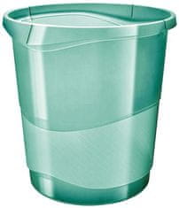 Esselte Odpadkový koš "Colour`Ice", průhledná zelená, 14 l 626290
