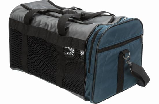 Trixie Transportní taška SAMIRA 31x32x52, šedá/modrá