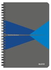 Leitz Blok "Office", šedo-modrá, A5, linkovaný, 90 listů, laminovaný povrch 44590035