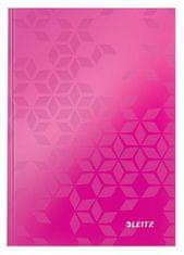 Leitz Zápisník "Wow", růžová, linkovaný, A5, 80 listů, s tvrdými deskami 46271023