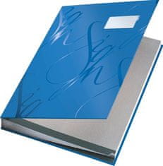 Leitz Designová podpisová kniha, modrá, A4, 18 částí 57450035