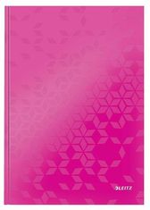 Leitz Zápisník "Wow", růžová, linkovaný, A4, 80 listů, lesklá 46251023