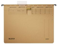 Leitz Závěsné desky "ALPHA " s rychlovazačem, přírodní hnědá, A4, karton 19140000