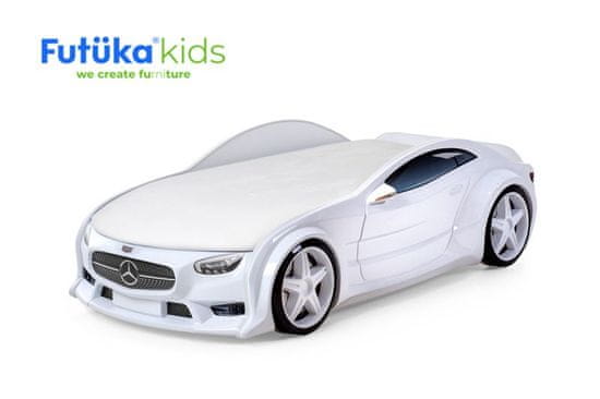Futuka Kids Dětská postel auto NEO STAR-M + Matrace + Zvedací mechanismus + Spojler