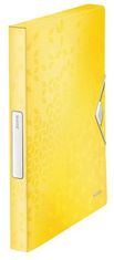 Leitz Desky s gumičkou "Wow Jumbo", žlutá, 30 mm, PP, A4 46290016