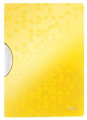 Leitz Desky s rychlovazačem "Wow ColorClip", žlutá, A4, s klipem, PP 41850016
