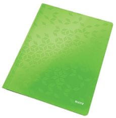 Leitz Desky s rychlovazačem "Wow", zelená, A4, laminovaný karton 30010054