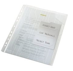 Leitz Závěsné desky "CombiFile", čirá, A4, 200 mikron, třídicí 47290003