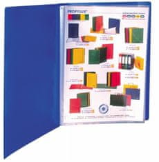 VIQUEL Katalogová kniha "Standard", modrá, 20 kapes, A4