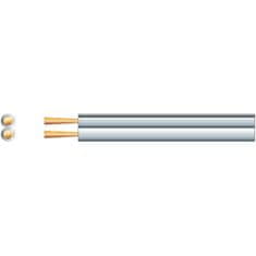 AV:link kabel reproduktorový 13 x 0.2mm, černo-bílý, 10m