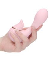 Shots Toys Irresistible Mythical pink vibrátor se stimulátorem klitorisu
