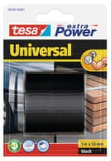 Tesa Opravná páska Extra Power Universal, textilní, černá, 5m:50mm