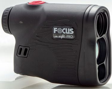 focus optics focus in sight pro výrazná barevná kombinace laserová technologie pro přesné měření pracovní dosah 4 až 1000 m přesnost měření na 1 m 4 režimy použití standard golf mlha rychlost špičková optika se 6násobným zvětšením ohnisková vzdálenost 21 mm antireflexní povlak fmc okulár 16 mm vhodný i pro nositele brýlí vhodný pro použití na moři a při hraní golfu