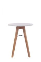 BHM Germany Jídelní stůl Alter, 60 cm, přírodní dřevo / bílá