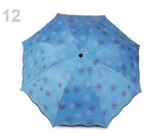Kraftika 1ks 12 modrá azuro dámský skládací deštník