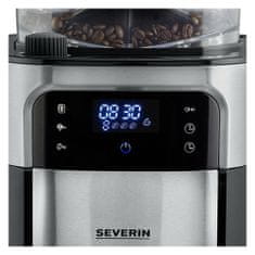 Severin Překapávač na kávu , KA 4814, překapávač s mlýnkem, funkce zvlhčování zrnek kávy, 8 šálků, 1000 W