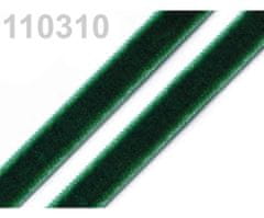 Kraftika 5m zelenomodrá sametová stuha šíře 9mm