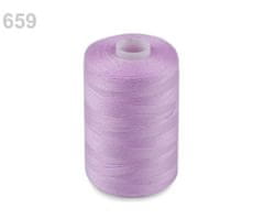 Kraftika 12ks fialová lila polyesterové nitě ntf 40/2 1000m