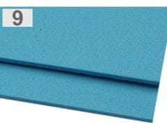 Kraftika 2ks 9 modrá dětská pěnová guma moosgummi 20x30cm