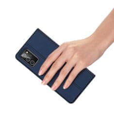 Dux Ducis Skin Pro knížkové kožené pouzdro na Samsung Galaxy Note 20, modré