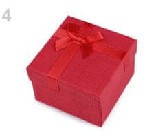 Kraftika 1ks červená krabička na hodinky 9x9cm, krabice krabičky