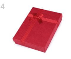 Kraftika 1ks červená krabička na šperky 12x16cm, krabice krabičky
