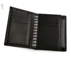 Kraftika 1ks 1 černá pánská peněženka kožená v krabičce