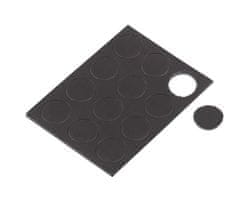 Kraftika 1karta černá samolepicí magnety, magnetické pásky