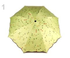 Kraftika 1ks 1 limetková dámský skládací deštník, dámské deštníky