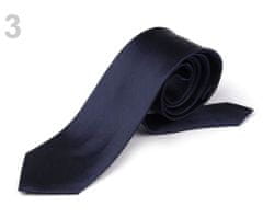 Kraftika 4ks 3 modrá pařížská saténová kravata, módní kravaty
