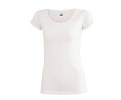 Lambeste Dámské tričko, kulatý výstřih, kr, vel. xxl, bílé