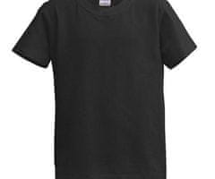 Lambeste Dětské tričko krátký rukáv l - černé (12-13 let)