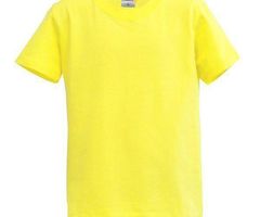Lambeste Dětské tričko krátký rukáv l - citron (12-13 let)