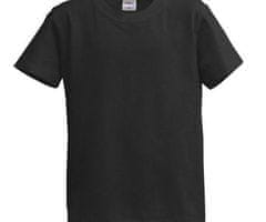 Lambeste Dětské tričko krátký rukáv m - černé (10-11 let)