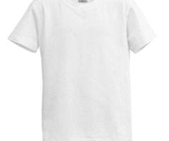 Lambeste Dětské tričko krátký rukáv s - bílé (7-8 let),