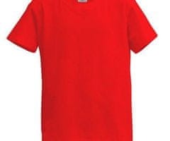 Lambeste Dětské tričko krátký rukáv m - červené (10-11 let)