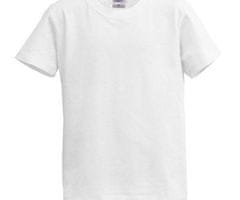 Lambeste Dětské tričko krátký rukáv m - bílé (10-11 let),