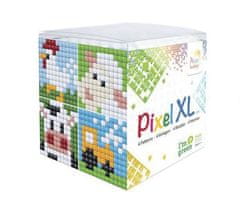 Pixelhobby Mozaika pixel xl s pružnou deskou 6x6cm (4ks) farma