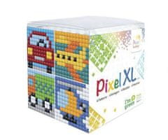 Pixelhobby Mozaika pixel xl s pevnou deskou 6x6cm (4ks) dopravní