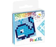 Pixelhobby Mozaika pixel xl s pevnou deskou 6x6cm velryba